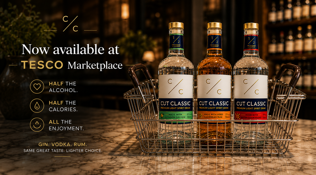Cut Classic bottles now available at Tesco Marketplace
