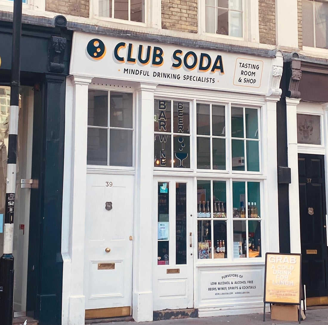 Club Soda low alcohol spirits shop