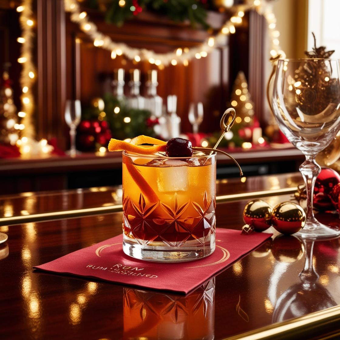 Santa's Rum Old Fashioned
