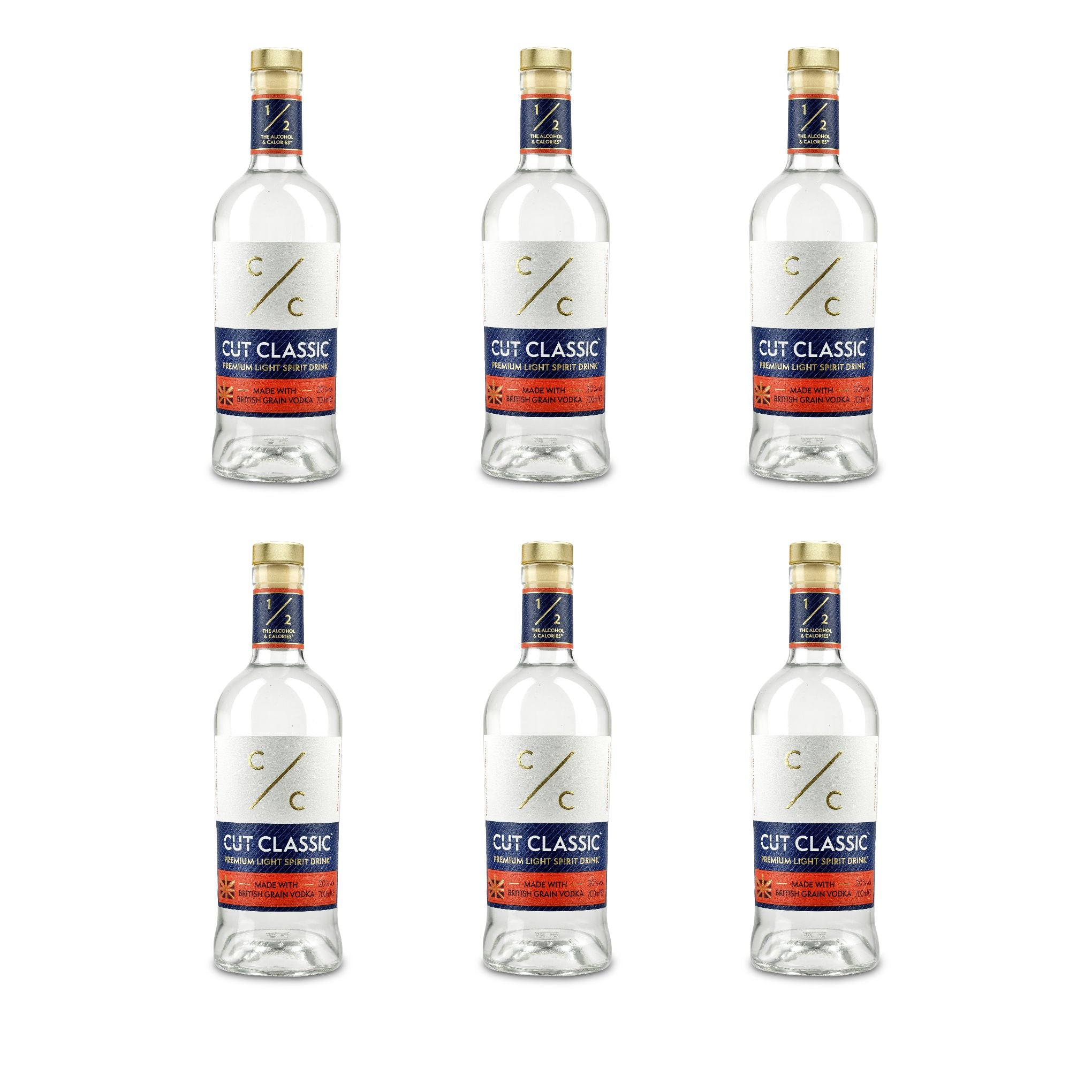 CC 'Light' British Vodka - Case of Six
