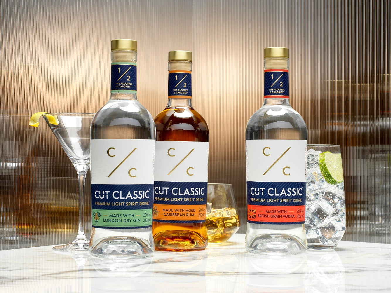 The Classic Trio - 3 Mid-Strength Spirits