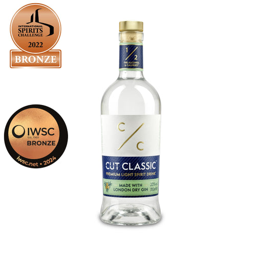 Cut Classic London Dry gin, winner of IWSC and ISC competition medals